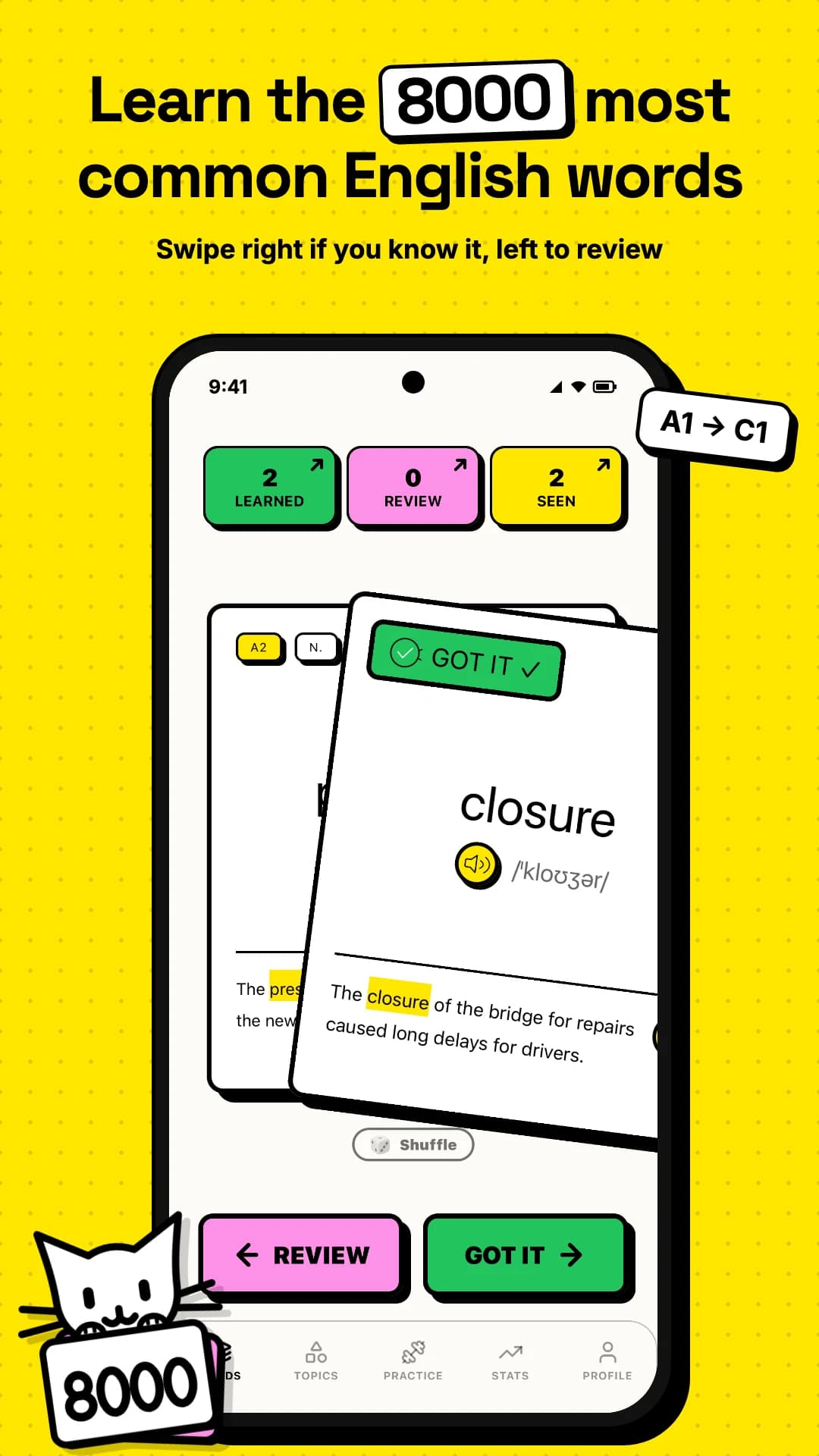 VOCABULARY app screenshot 1