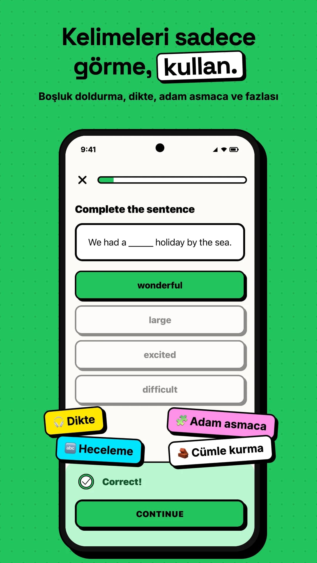 VOCABULARY uygulama ekran görüntüsü 5